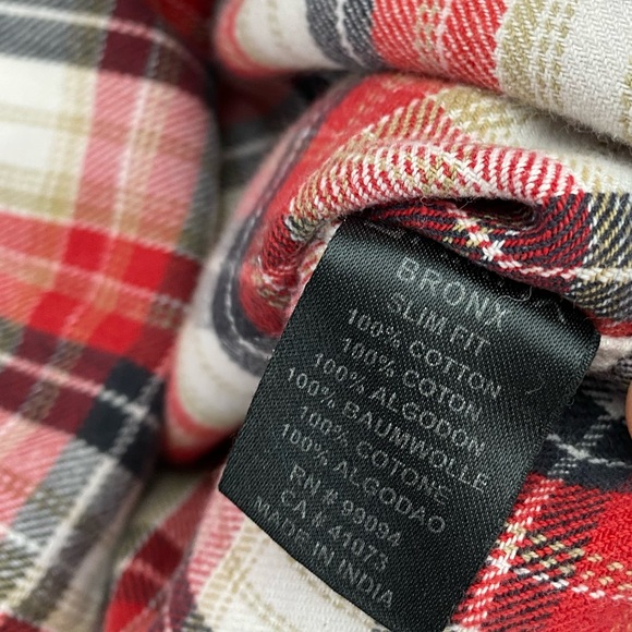 Matiz Bronx Slim Fit Plaid Button Down Long Sleeve - Picture 3 of 4